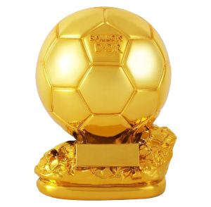 Fubosi Ballon d Or Trophy Football Trophy, Golden Ballon Football Trophy