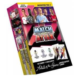 Match Attax 23/24 - Booster Tin (Random Tin) - Contains 42 Match Attax Cards plu