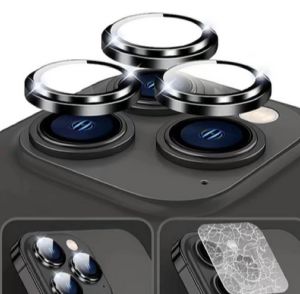 Round Lens Protector / Black/iPhone 15 Pro Max