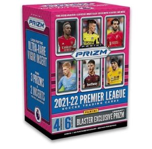 2021-2022 Panini Prizm Premier League Soccer Blaster Box - 24 Trading Cards Per Box