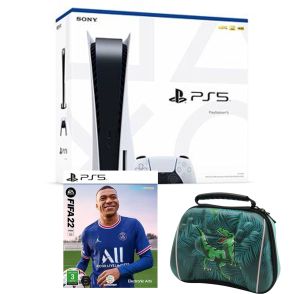 PS 5 Console CD Drive US Version+PS5 FIFA 22 +PS5 Controller Bag