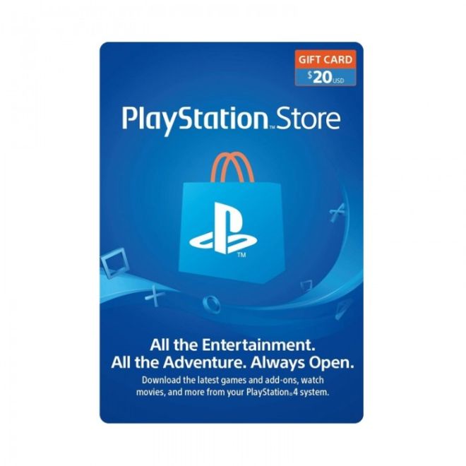 Us psn shop $20 card