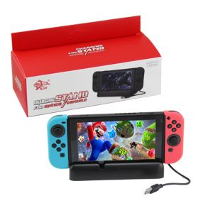 Charging Dock for Nintendo Switch Console Charge Cradle Stand Station Black