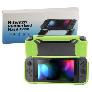 Nintendo Switch Rubberized Hard Case-green+black