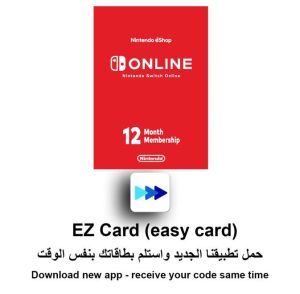 Nintendo Switch Online 12 Months-Membership -USA