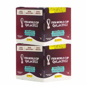 Panini Official FIFA World Cup Qatar 2022 Two Sticker Boxes (500 Stickers Total)