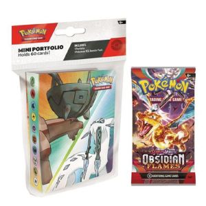 Pokemon Scarlet & Violet Obsidian Flames Mini Portfolio + 1 Pack 