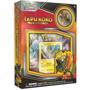Pokemon TCG :Tapu Koko Pin Collection Card Game, 96 months to 720 months