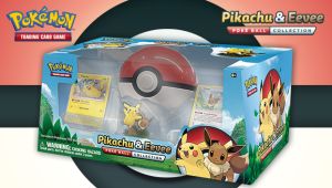 Pokemon Pikachu & Eevee Poké Ball Collection Box 5x Packs