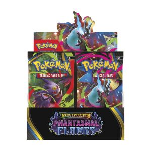 Pokémon TCG: Mega Evolution – Phantasmal Flames Booster Display Box (36 Packs) – English Edition – Available at Gamewavez