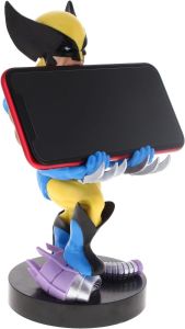 Exquisite Gaming: Marvel Wolverine - Original Mobile Phone & Gaming Controller Holder, Device Stand, Cable Guys, Licensed Figure 