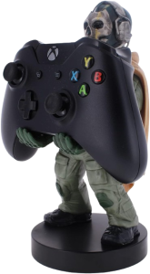 Exquisite Gaming: Call Of Duty: Ghost Warzone - Original Mobile Phone & Gaming Controller Holder, Device Stand, Cable Guys, COD Licensed Figure 