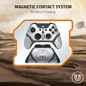 Razer Limited Edition Wireless Controller and Quick Charging Stand for Xbox Series X/S and Xbox One - The Mandalorian Beskar Edition