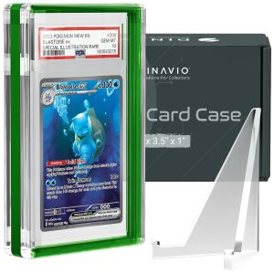 PSA / CGC Graded Card Acrylic Case -Green boarder