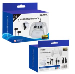 DOBE 8 IN 1 PROTECTIVE PACK FOR PS5