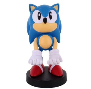 Exquisite Gaming: Sonic - Mobile Phone & Gaming Controller Holder, Sonic The Hedgehog Device Stand, Cable Guys, Sony Licensed Figure