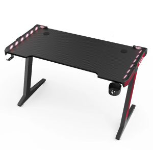 Gaming desk QUARTTZ -Z-X 140X60X73 WITH 256 LED COLORS
