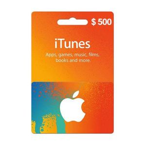  Apple iTunes Gift Card $500 U.S. Account