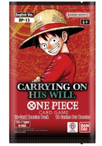 One Piece Card Game - Carrying on his will OP13 Box Of 24 Pack english ver