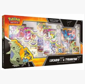Pokemon TCG Heavy Hitters Premium Collection Lucario V & Tyranitar V Box