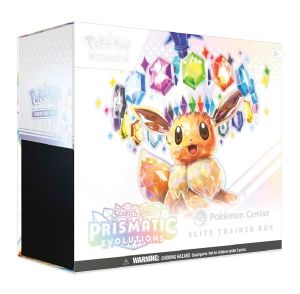 Pokémon TCG: Scarlet & Violet-Prismatic Evolutions Pokémon Center Elite Trainer Box