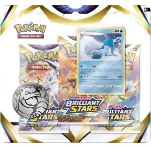 Pokémon TCG: Sword & Shield—Brilliant Stars Three-Booster Blister