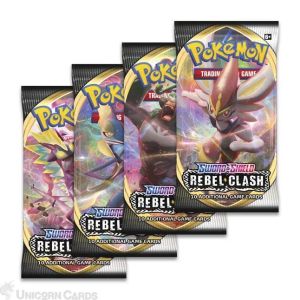 Pokemon TCG: Sword & Shield-Rebel Clash Booster Pack Random (One Piece)