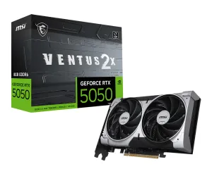 MSI Geforce RTX 5060 Ventus 2X OC Edition 8GB GDDR7 Graphic Card 