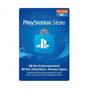 PlayStation Network Card - $20 U.S. Account
