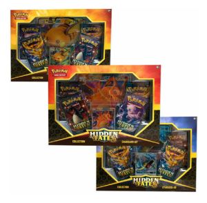 Hidden Fates GX Collection Boxes: Gyarados, Raichu, Charizard Random (One Piece)