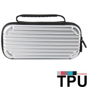Hot Selling Protective TPU Pouch Carry Bag for Nintendo Switch Console- Silver : HS-SW846