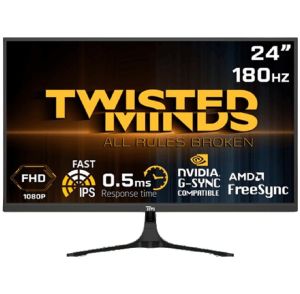 Twisted Minds 23.8inch ,Flat, FAST IPS,0.5 MS, HDMI2.0 Gaming Monitor - TM24FHD180IPS