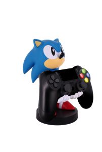 Exquisite Gaming: Sonic - Mobile Phone & Gaming Controller Holder, Sonic The Hedgehog Device Stand, Cable Guys, Sony Licensed Figure