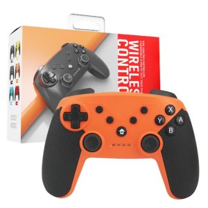 Nintendo Switch/PC/Android Bluetooth Controller With NFC Function (Orange Color) : HS-SW520F