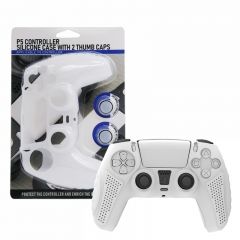 PS5 Controller Silicon case with 2 Thumb caps : HS-PS5304B