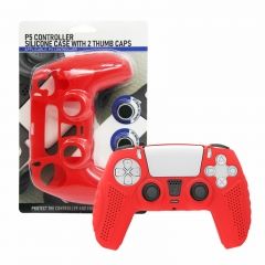 PS5 Controller Silicon case with 2 Thumb caps : HS-PS5304C