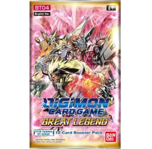 Digimon Card Game: Great Legend Booster Display BT04