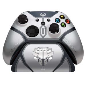 Razer Limited Edition Wireless Controller and Quick Charging Stand for Xbox Series X/S and Xbox One - The Mandalorian Beskar Edition