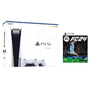 PS 5 Console CD -Two Dual Sense Controller ASIA Version + PS5 EA Sports FC 24 