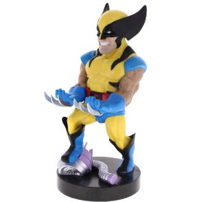 Exquisite Gaming: Marvel Wolverine - Original Mobile Phone & Gaming Controller Holder, Device Stand, Cable Guys, Licensed Figure 