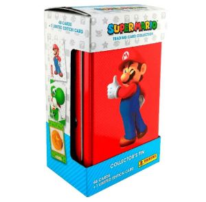 Panini Super Mario TC Metal Box 8 Pockets + 3 Random Limited Edition Cards