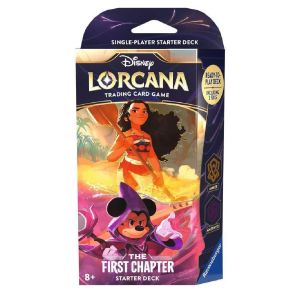 Ravensburger Disney Lorcana: The First Chapter TCG Starter Deck Amber & Amethyst for Ages 8 and Up