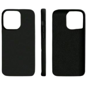 One Piece Premium Anti-Shockproof Liquid Silicone Case Compatible iPhone /black