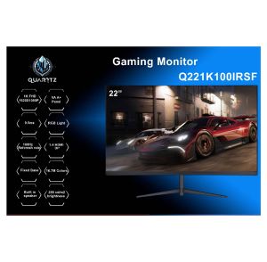 QUARTTZ Computer Gaming monitor 22inch -RGB Light-0.5ms-100Hz 