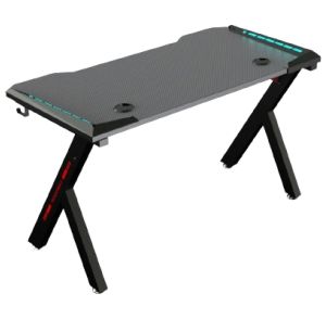 Gaming desk QUARTTZ -R-5 100X60X73 WITH RGB L SHAPE