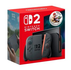 Pre-order -Nintendo Switch 2 Console Neon + Mario Kart World Bundle 