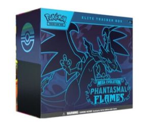 Pokémon TCG: Mega Evolution – Phantasmal Flames Elite Trainer Box – English Edition – Available at Gamewavez