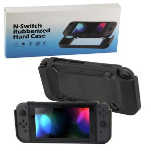  Nintendo Switch Rubberized Hard Case_black+black