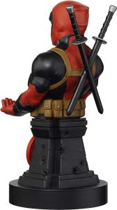 Exquisite Gaming: Marvel: Deadpool Plinth - Original Mobile Phone & Gaming Controller Holder, Device Stand, Cable Guys, Licensed Figure 