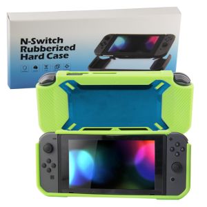 Nintendo Switch Rubberized Hard Case_green+blue